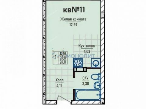 1-komnatnaya-pr-inzhenernyy-7-k2 фото