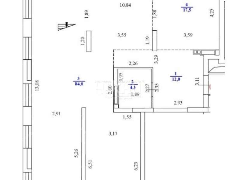 четырёхкомнатная квартира на Правдинской улице дом 43