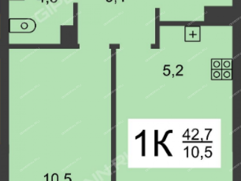 1-komnatnaya-ul-gleba-uspenskogo-d-1-k8 фото
