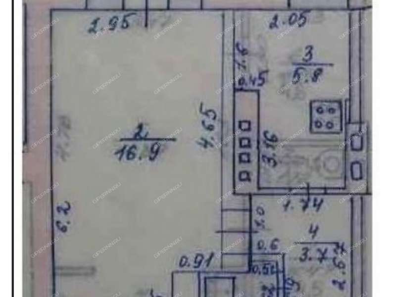 однокомнатная квартира на Молодёжном проспекте дом 72