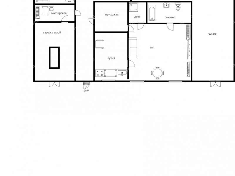 дом на  деревня Крутая