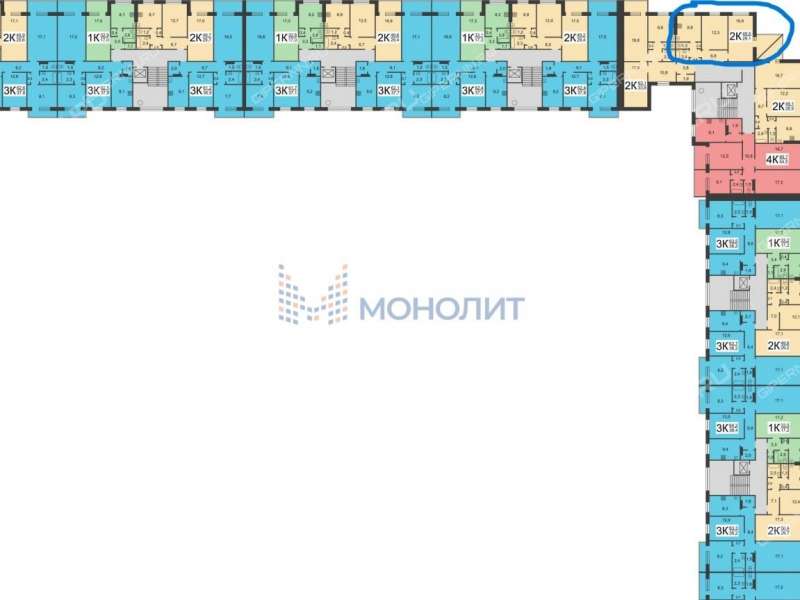 двухкомнатная квартира на Космической улице дом 60