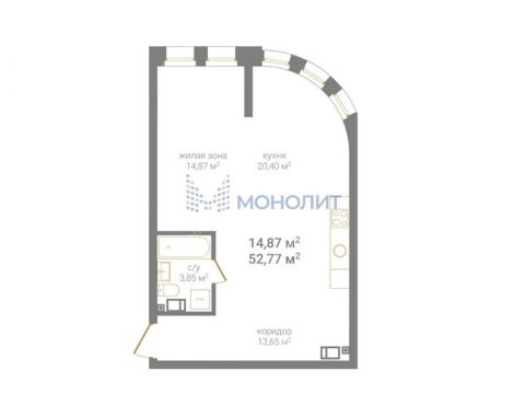1-komnatnaya-ul-dalnyaya-d-10 фото