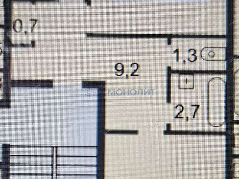 двухкомнатная квартира на Гороховецкой улице дом 16А