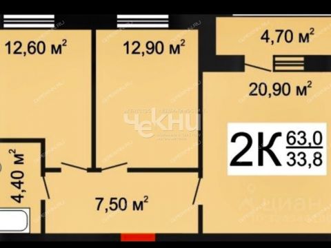 2-komnatnaya-prosp-gagarina-d-36-k2 фото