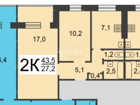 2-komnatnaya-ul-norvezhskaya-d-4 фото