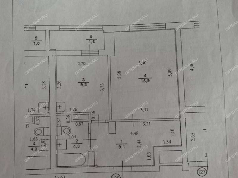 однокомнатная квартира на улице Академика Сахарова дом 107