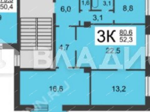 3-komnatnaya-prosp-kirova-d-10 фото