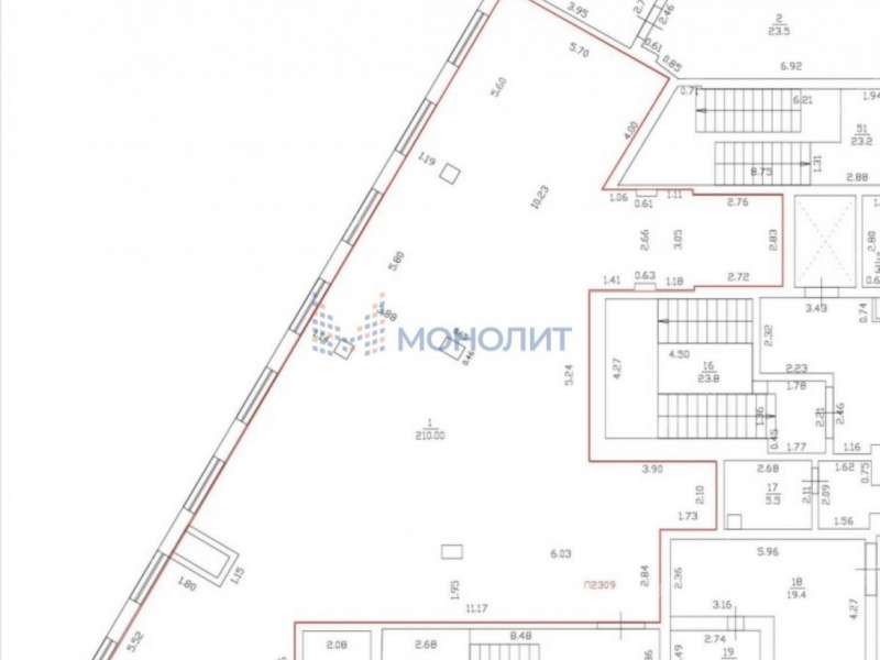 помещение под офис, торговую площадь на улице Тимирязева