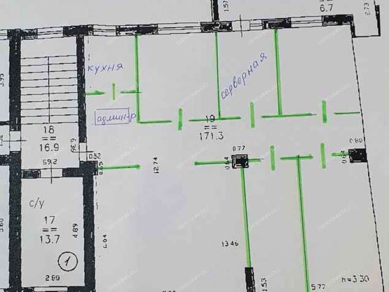 помещение под офис на Кузбасская ул, д.1