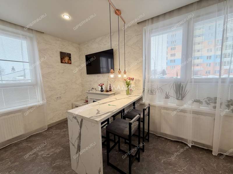 двухкомнатная квартира на улице Героя Советского Союза Аристархова дом 1