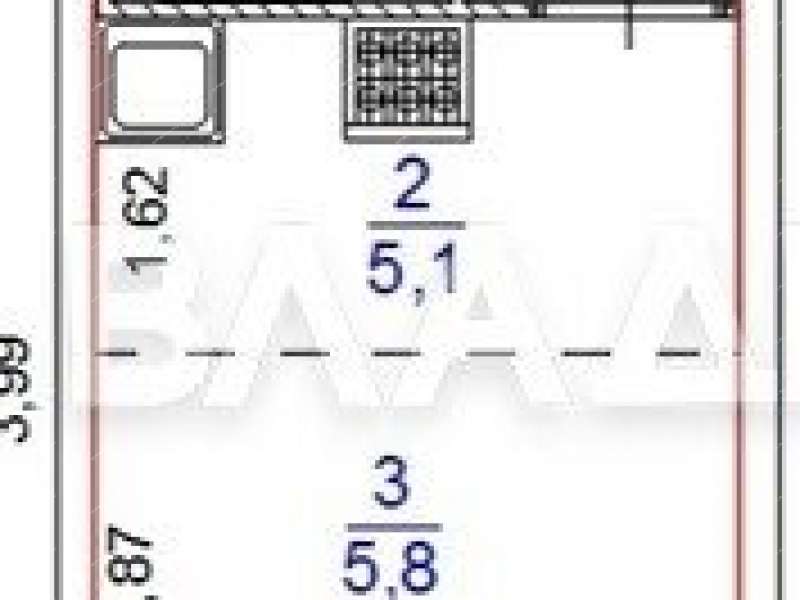 квартира-студия на Вязниковской улице дом 40