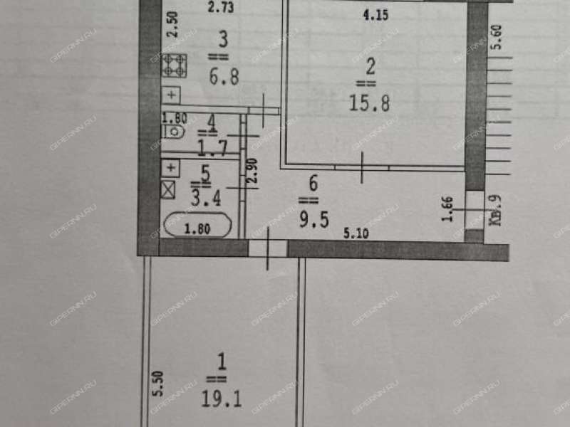 комната в доме 2 на Сормовском шоссе