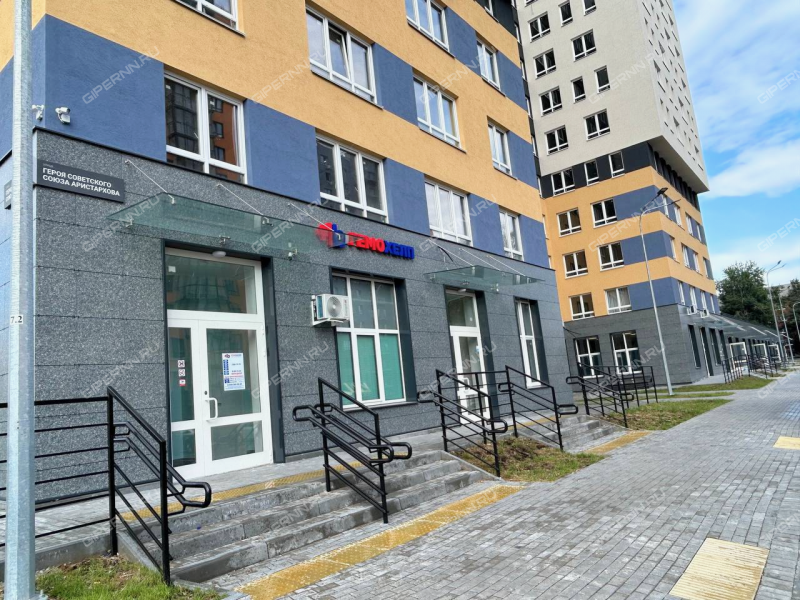 однокомнатная квартира на улице Героя Советского Союза Аристархова дом 7