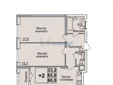 2-komnatnaya-ul-rodionova-d-31 фото