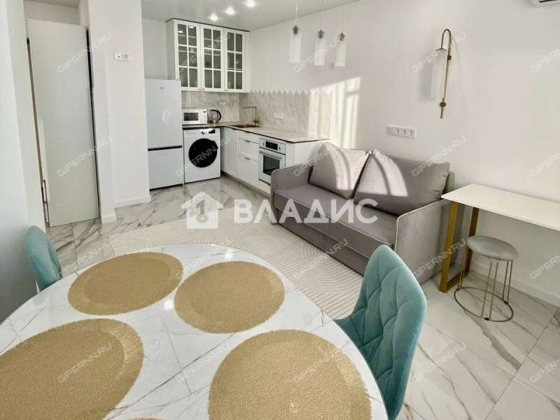 однокомнатная квартира на улице Цветочная дом 12 к1