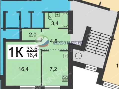 1-komnatnaya-ul-gordeevskaya-d-20 фото