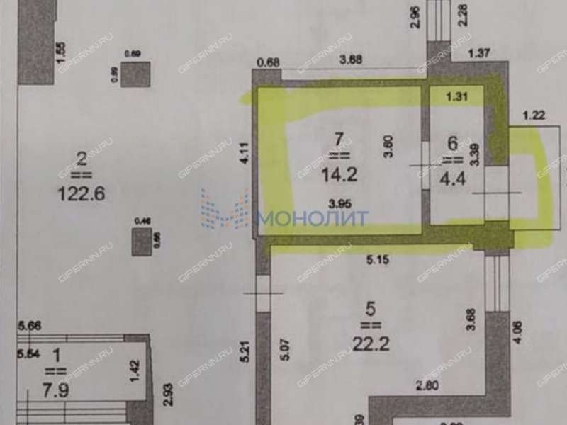 помещение под помещение свободного назначения на улице Белинского