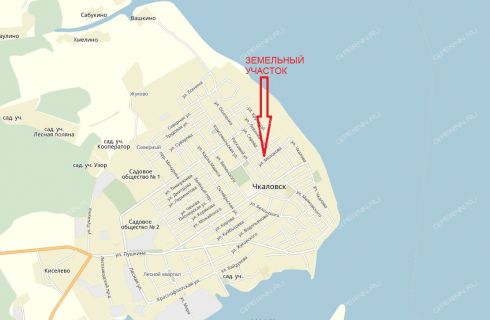 Карта чкаловска нижегородской