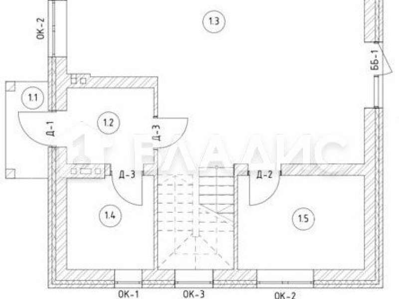 дом на улице Яблоневая посёлок Ляхово
