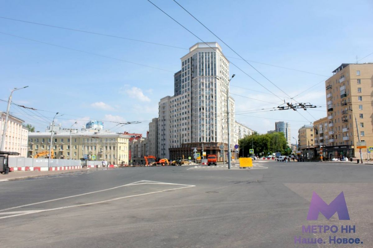 Опубликованы фото стройплощадки метро на площади Свободы в Нижнем Новгороде