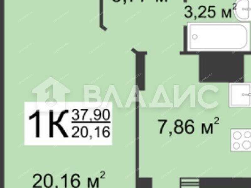 однокомнатная квартира на Русской улице улице дом 4 деревня Анкудиновка