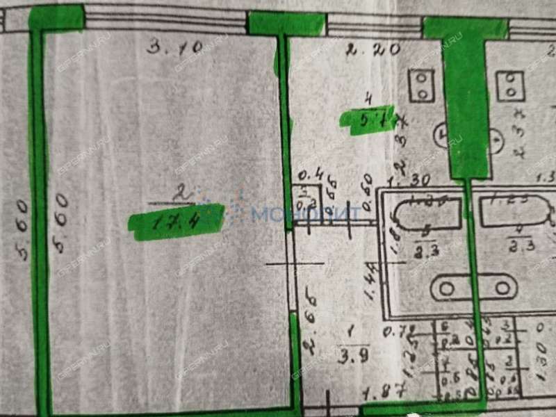 однокомнатная квартира на Авангардной улице дом 14